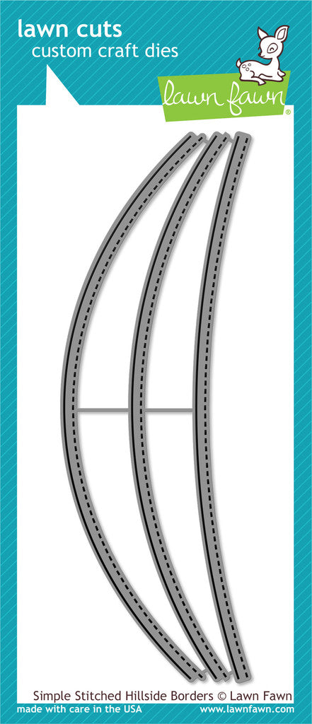 Lawn Fawn - Lawn Cuts - Simple Stitched Hillside Border