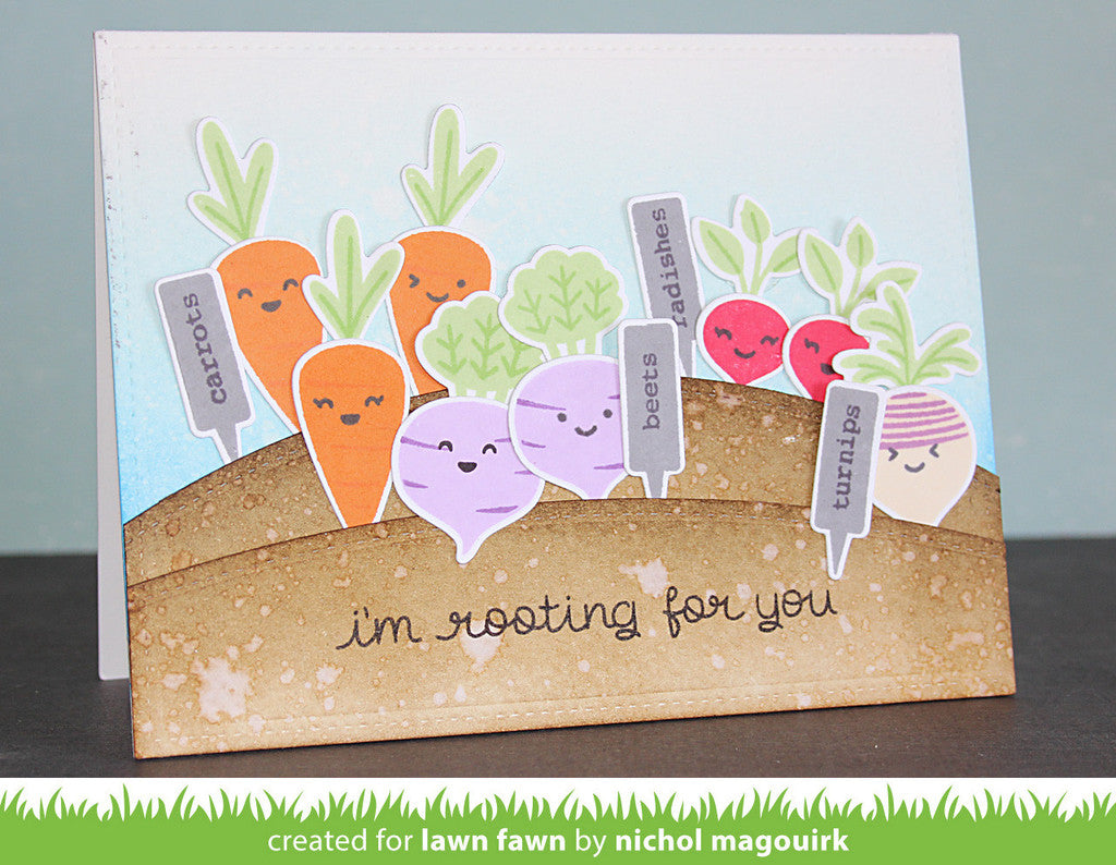 Lawn Fawn - Lawn Cuts - Simple Stitched Hillside Border