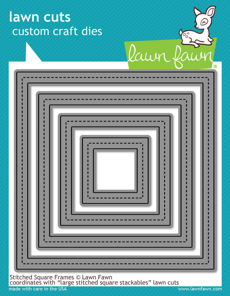 Lawn Fawn - Lawn Cuts - Stitched Square Frames