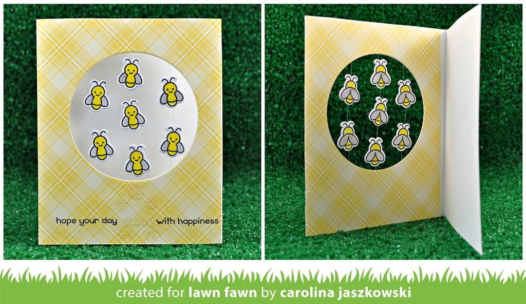 Lawn Fawn - Little Fireflies - Clear Stamps 2x3