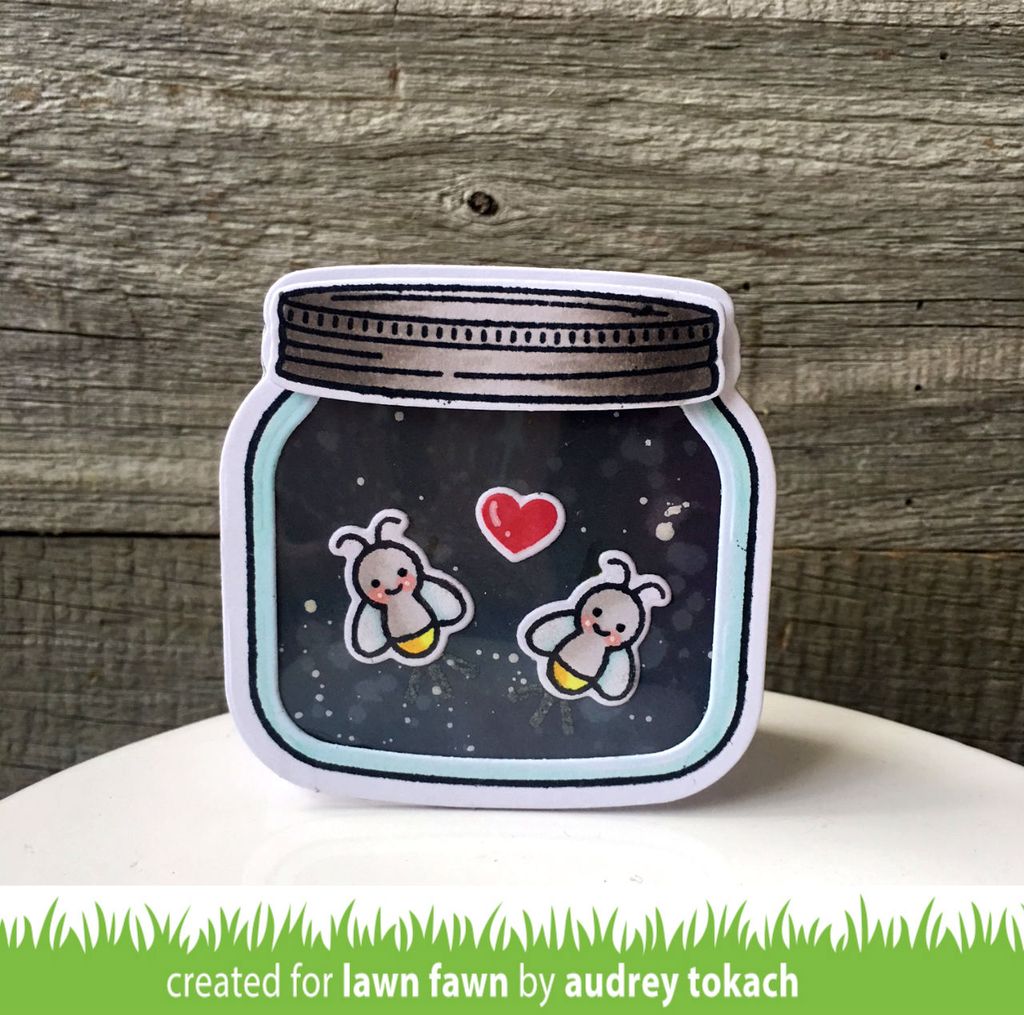 Lawn Fawn - Little Fireflies - Clear Stamps 2x3