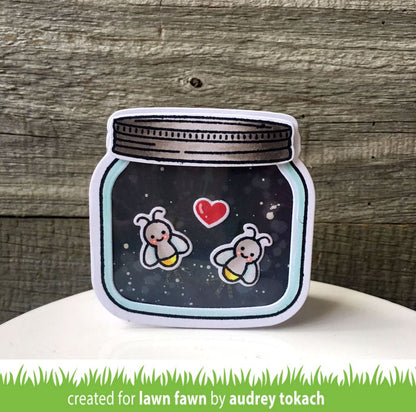 Lawn Fawn - Little Fireflies - Clear Stamps 2x3