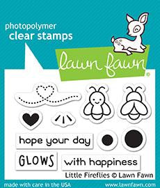 Lawn Fawn - Little Fireflies - Clear Stamps 2x3