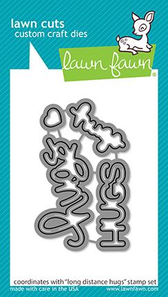 Lawn Fawn Long Distance Hugs Stanze