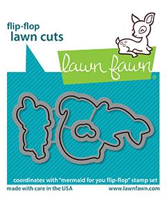 Lawn Fawn - Mermaid For You Flip-Flop - Stanzen