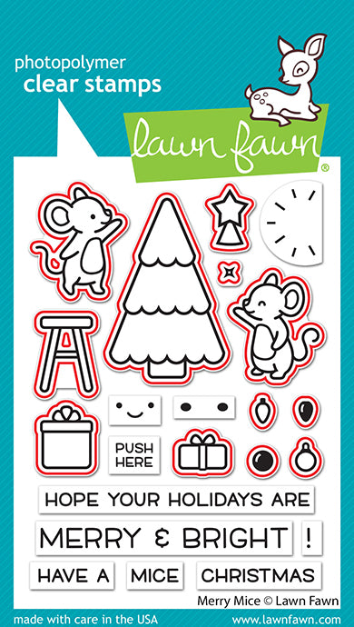 Lawn Fawn - Merry Mice - Stanze