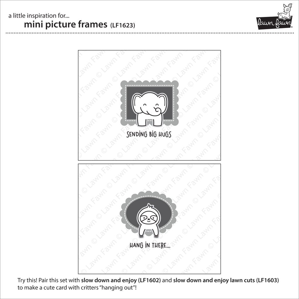 Lawn Fawn - Mini Picture Frames - Stanze