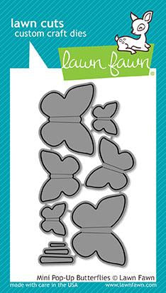 Lawn Fawn - Mini Pop-Up Butterflies - Stanze