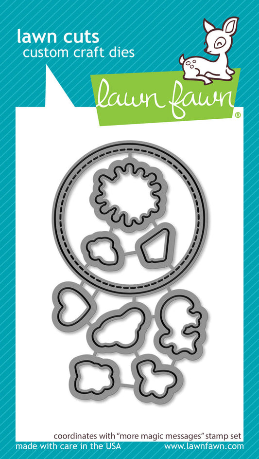 Lawn Fawn - More Magic Messages - Stanzschablonen bastel-traum.ch