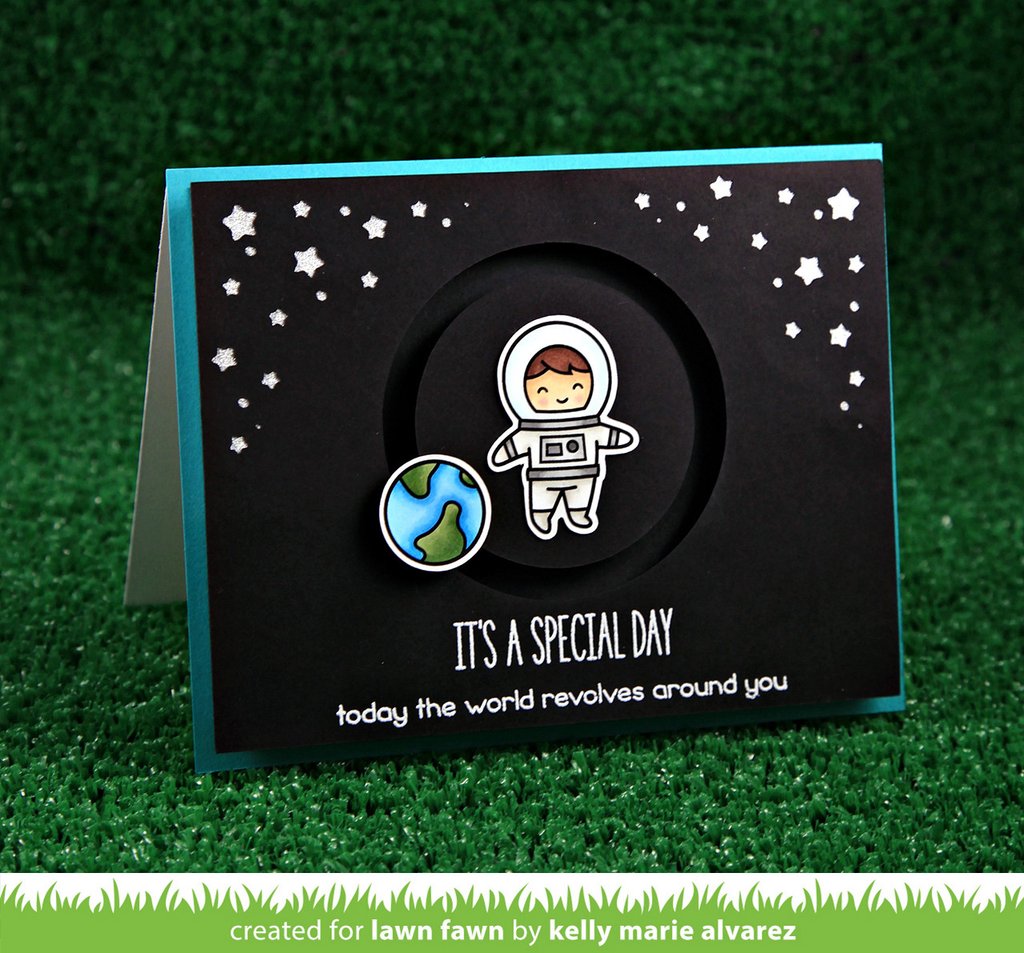 Lawn Fawn - Out Of This World - Clear Stamp 4x6