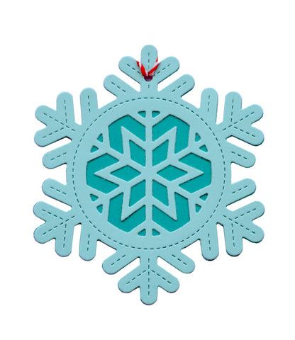 Lawn Fawn - Outside In Stitched snowflake - Stand Alone Stanze
