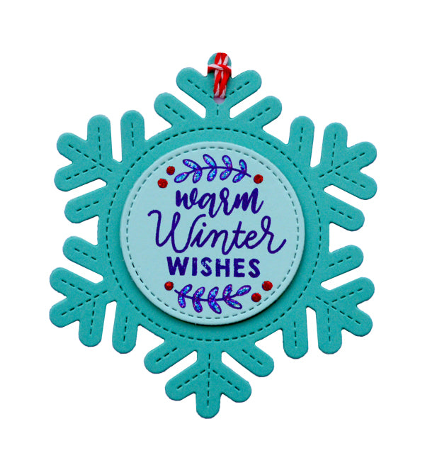 Lawn Fawn - Outside In Stitched snowflake - Stand Alone Stanze