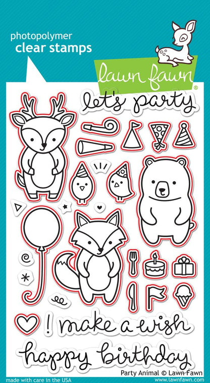 Lawn Fawn - Party Animal - Stanzen