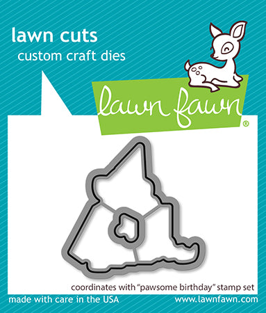Lawn Fawn - pawsome birthday - Stanzschablonen