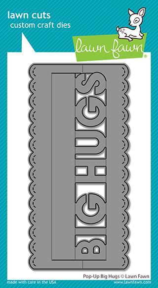 Lawn Fawn Pop-up Big Hugs Stand alone Stanze - Retiring soon!