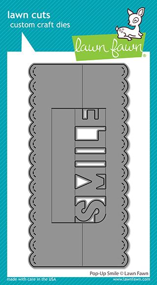 Lawn Fawn Pop-Up Smile Stand Alone Stanze - Retiring soon!