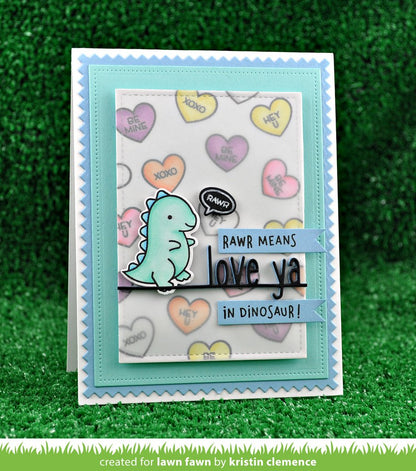 Lawn Fawn - RAWR - Clear Stamps 2x3