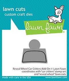 Lawn Fawn - reveal wheel car critters add-on - Stanzen