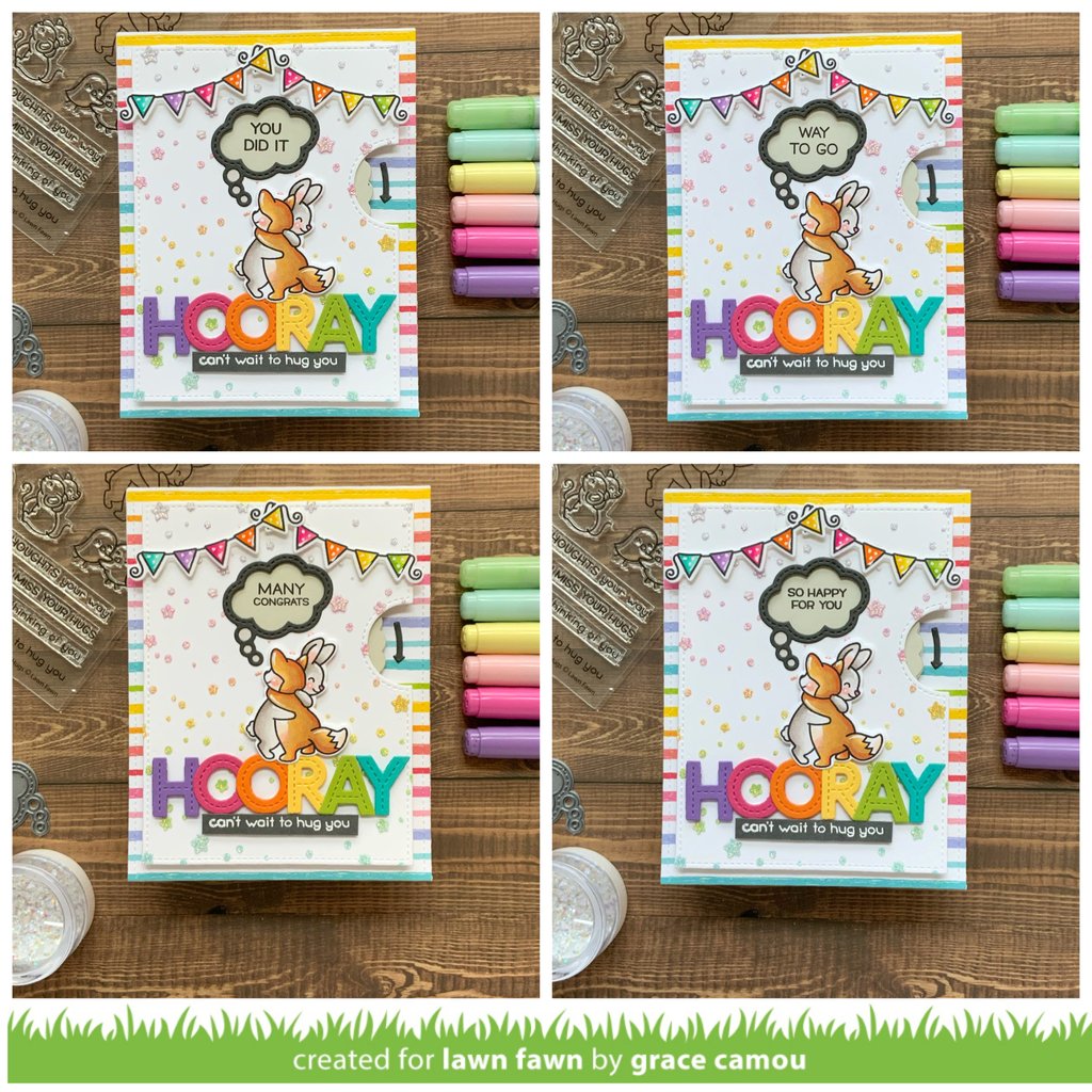 Lawn Fawn - Reveal Wheel Thought Bubble Add-On - Stand Alone Stanzen