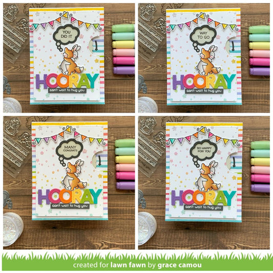 Lawn Fawn - Reveal Wheel Thought Bubble Add-On - Stand Alone Stanzen