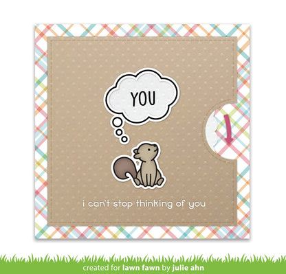 Lawn Fawn - Reveal Wheel Thought Bubble Add-On - Stand Alone Stanzen