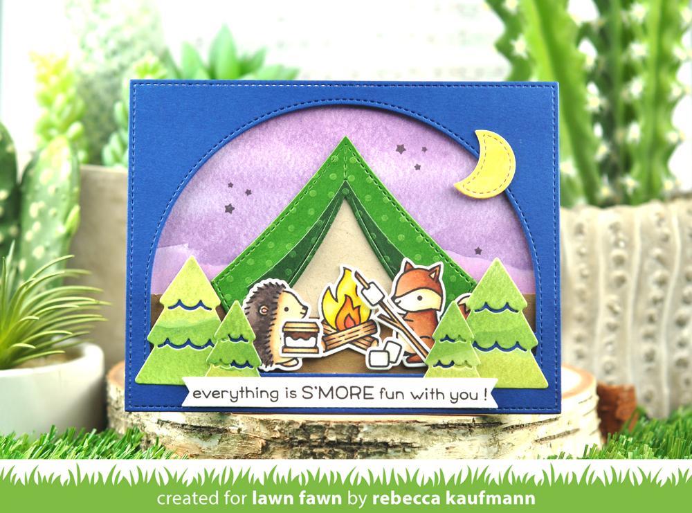 Lawn Fawn S'more The Merrier Clear Stamps 4x6