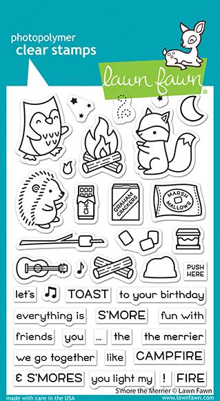 Lawn Fawn - S'more The Merrier - Clear Stamps 4x6