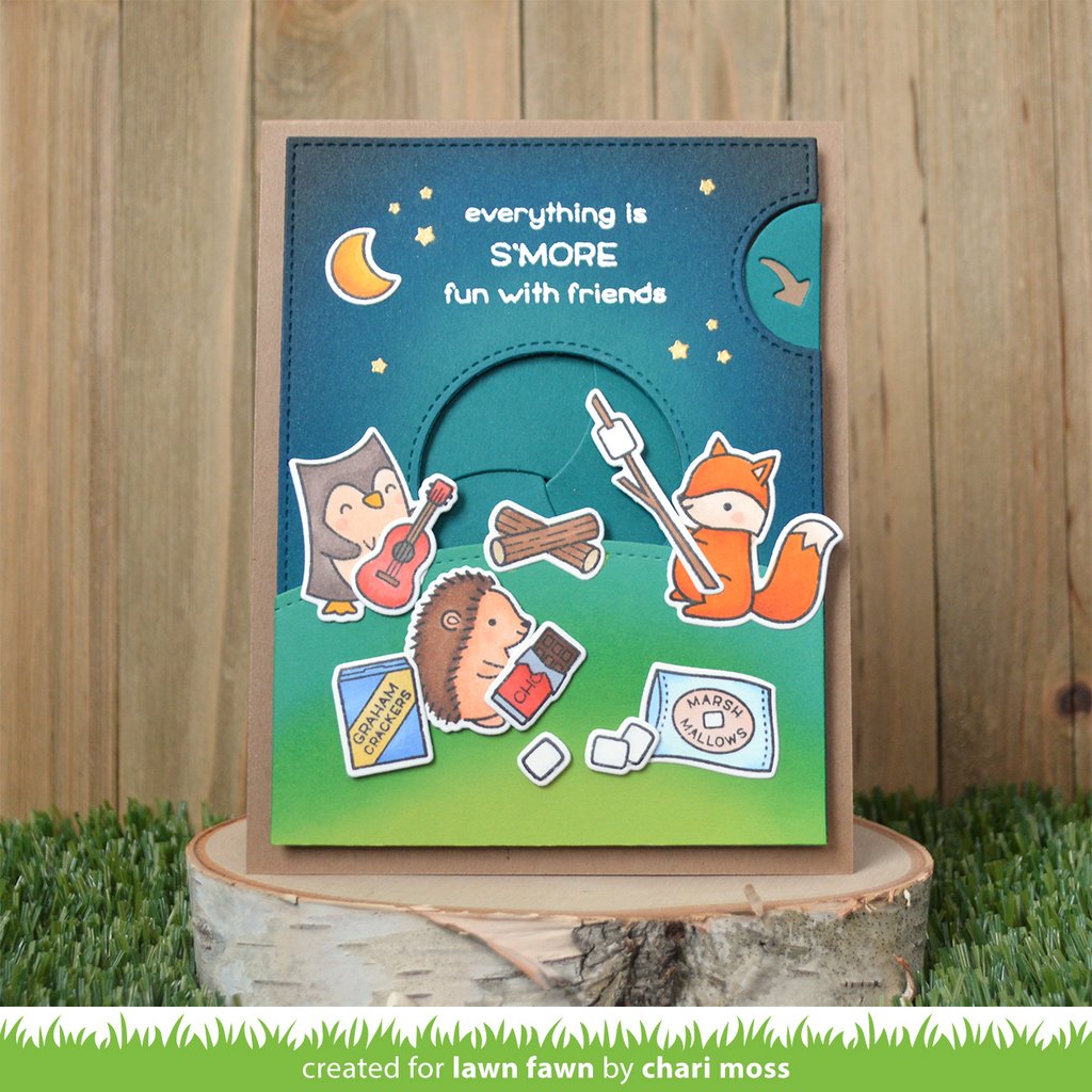 Lawn Fawn - S'more The Merrier - Clear Stamps 4x6