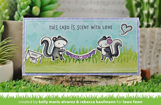 Lawn Fawn - Scent with love - Clear Stamp 4x6