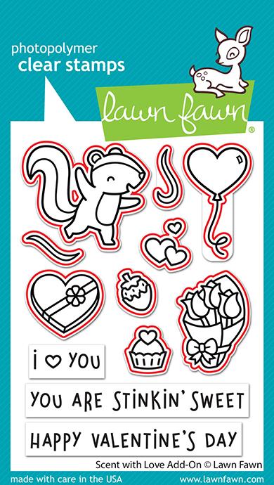 Lawn Fawn - Scent with love Add-on - Stanze