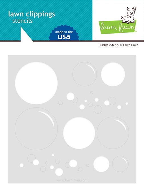 Lawn Fawn - Schablone - Bubbles