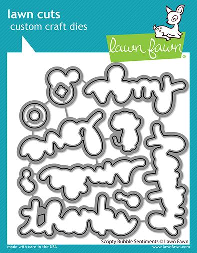 Lawn Fawn - Scripty Bubble Sentiments - Stanze