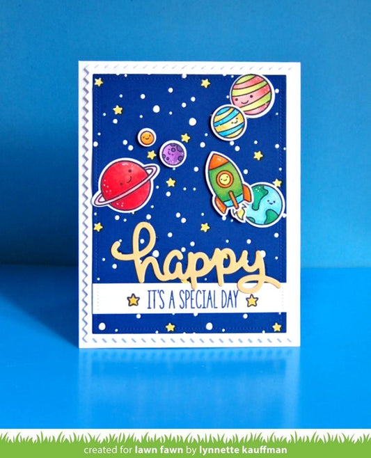 Lawn Fawn - scripty happy - Stanzen