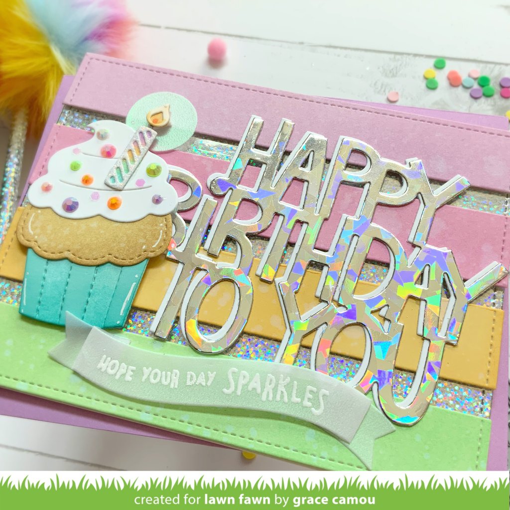 Lawn Fawn - Simple Stripes: Landscape - Stand Alone Stanze