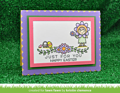 Lawn Fawn - Simply Sentiments - Clear Stamps 4x6