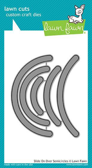 Lawn Fawn - Slide On Over Semicircles - Stanze