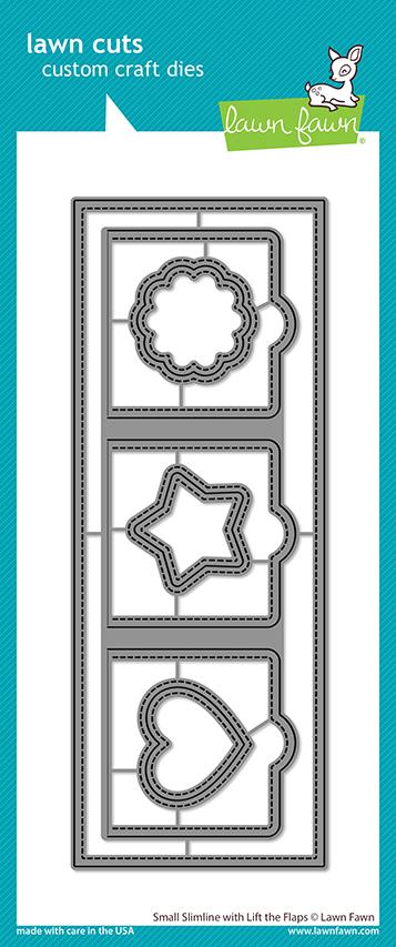 Lawn Fawn - small slimline with lift the flaps - Stanzen