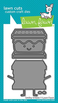 Lawn Fawn - Smiley S'more - Stand Alone Stanze