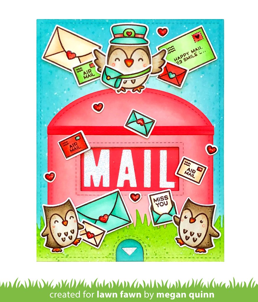 Lawn Fawn - Special Delivery - Clear Stamp 4x6