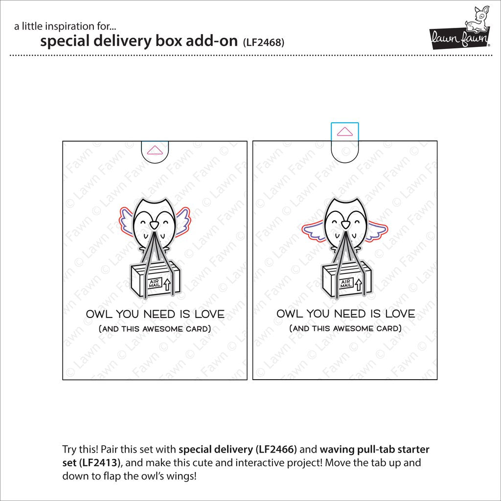 Lawn Fawn - Special Delivery - Clear Stamp 4x6