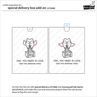 Lawn Fawn - Special Delivery - Clear Stamp 4x6