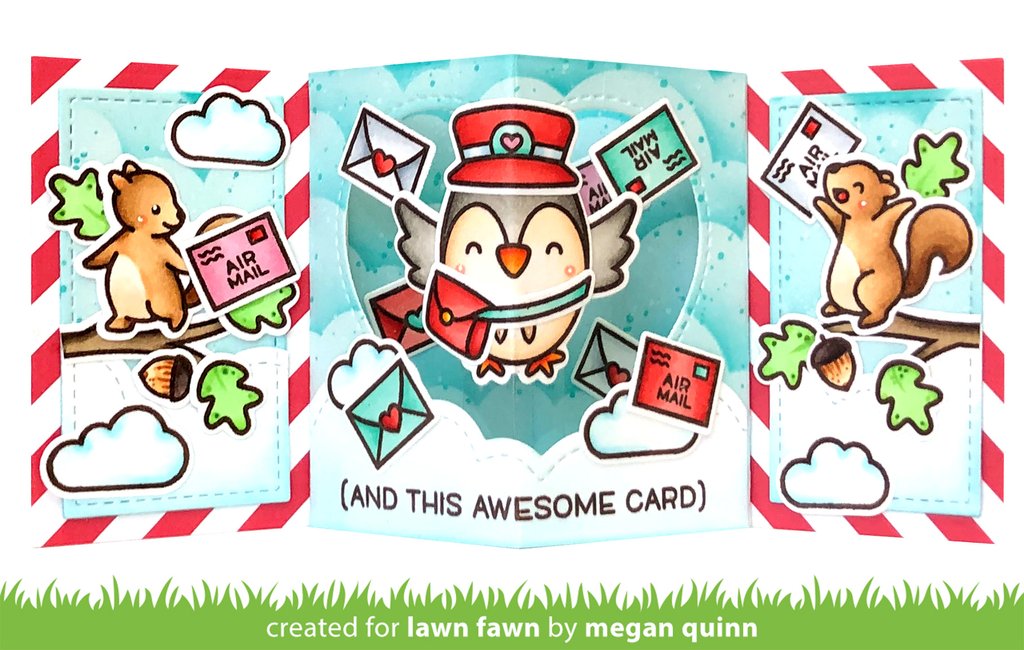 Lawn Fawn - Special Delivery - Clear Stamp 4x6