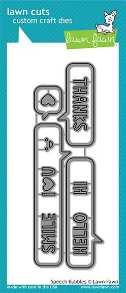 Lawn Fawn - Speech Bubbles - Stanze