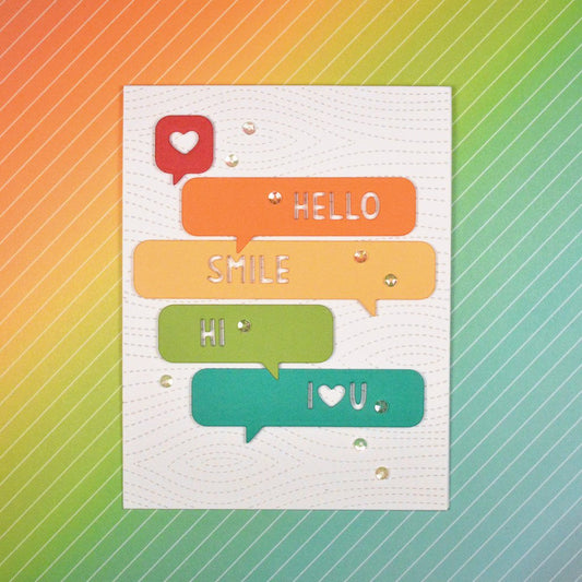 Lawn Fawn - Speech Bubbles - Stanze