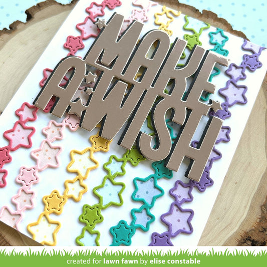 Lawn Fawn - Star border - Stand alone Stanzschablone