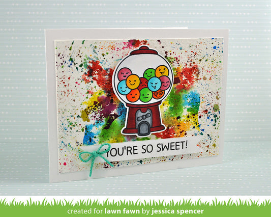 Lawn Fawn - Stempelset 3x4" - Sweet Smiles