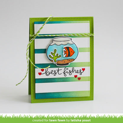 Lawn Fawn - Stempelset 4x6 - Fintastic Friends 