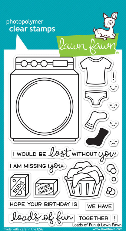 Lawn Fawn - Stempelset 4x6" - Loads Of Fun