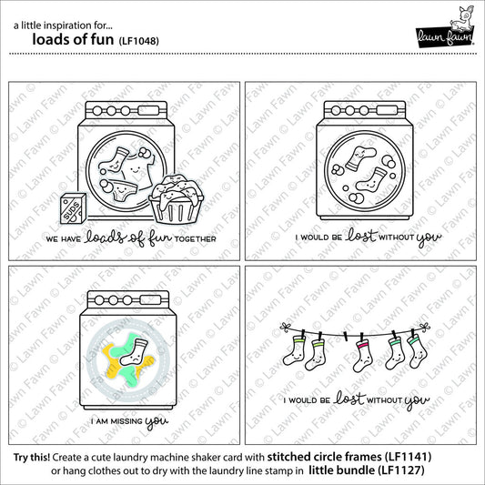 Lawn Fawn - Stempelset 4x6" - Loads Of Fun