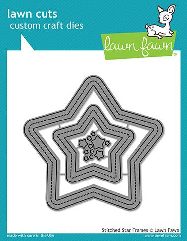 Lawn Fawn - Stitched Star Frames - Stanze